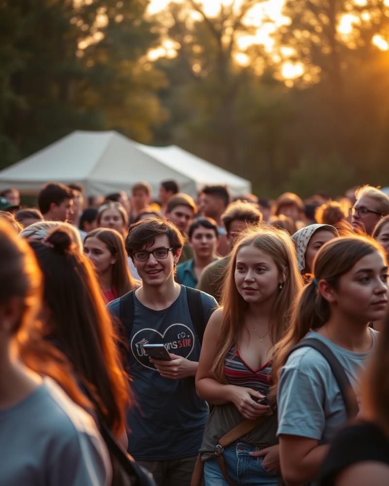 TDP outdoor evening gathering